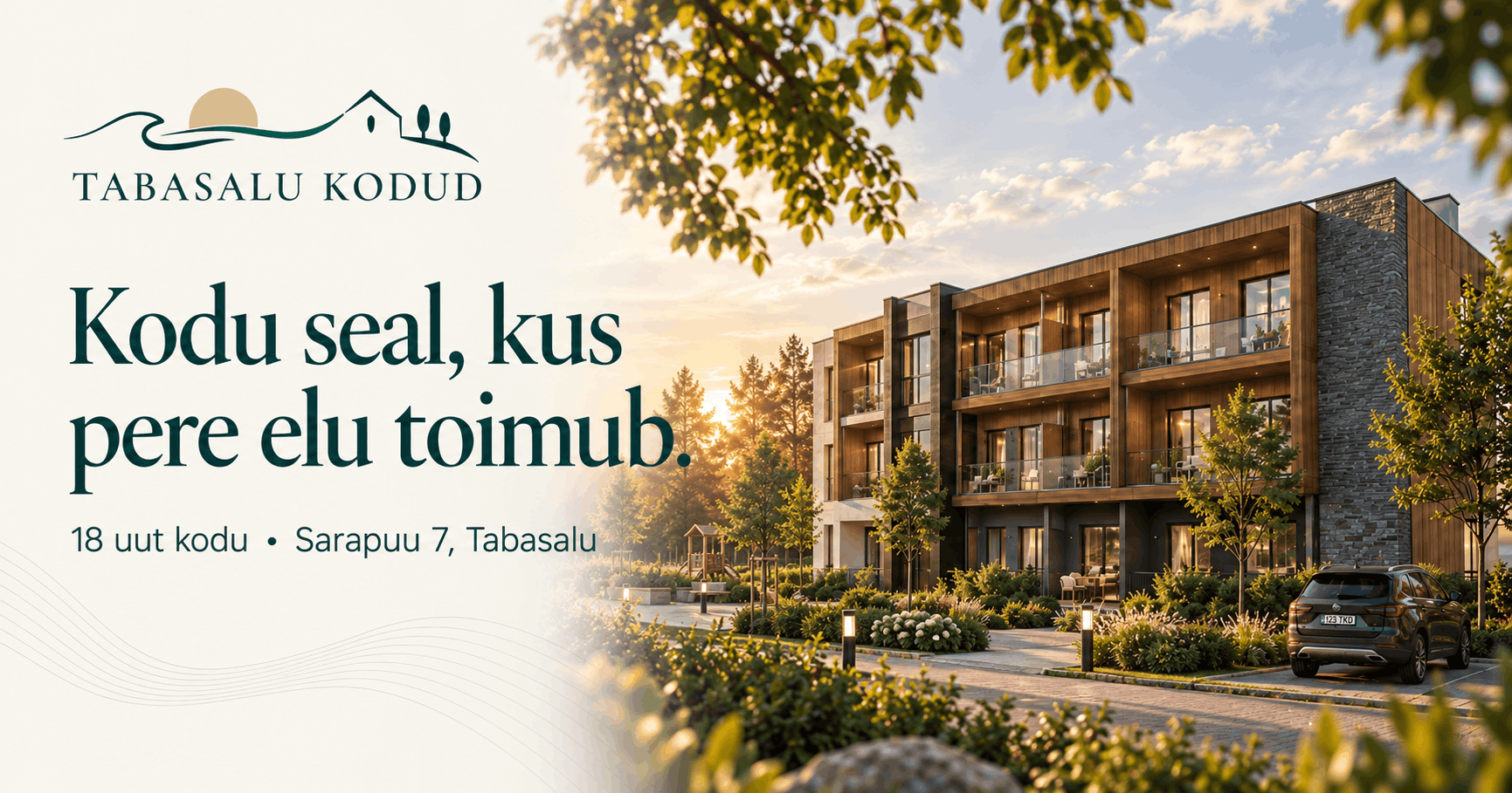 Uued korterid Tabasalus | Tabasalu Kodud